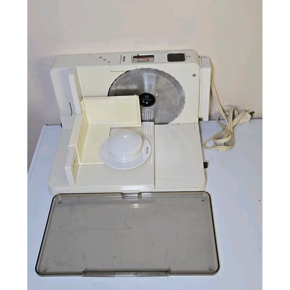 Bosch Kitchen EAS 55 White Electric De Luxe Food Meat Bread Slicer - Tested VTG